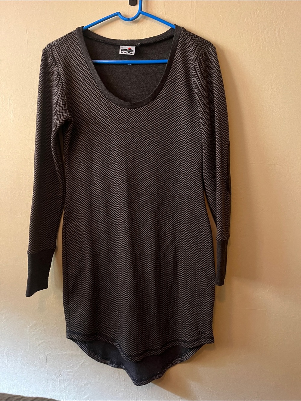 KAVU Herringbone sweater dress